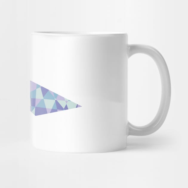 Geometric Polygon LowPoly Art Paper Plane by ElusiveIntro